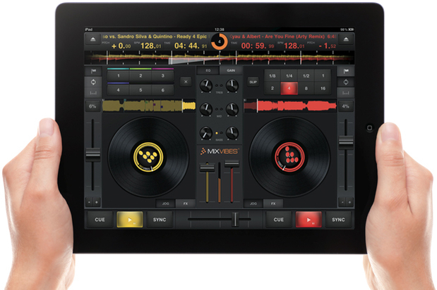 MixVibes Cross on iPad