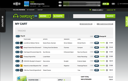 Beatport-cart