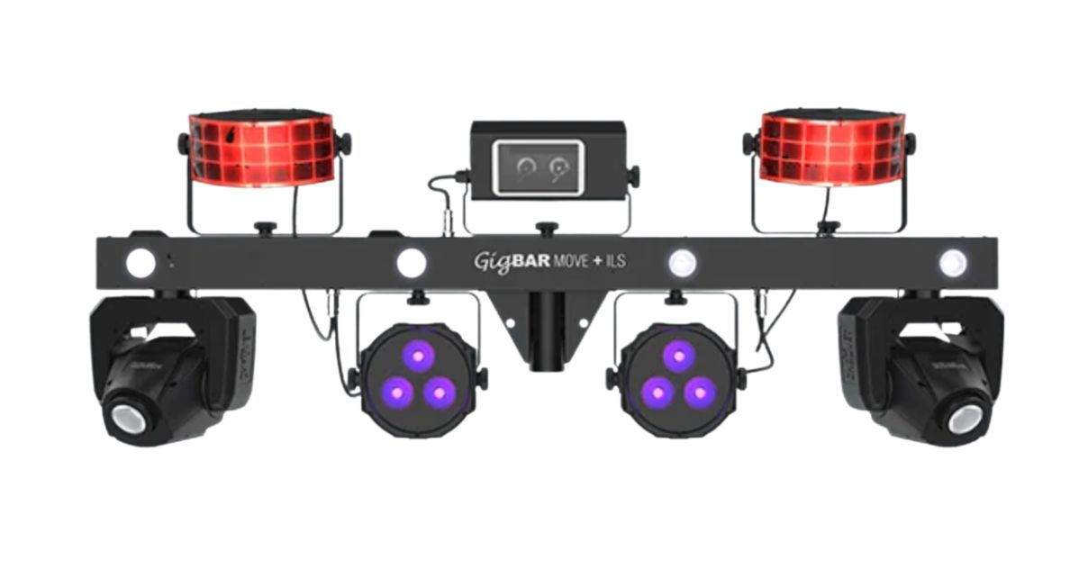 Front view of the Chauvet GigBAR Move on a white background